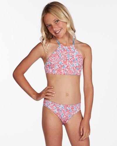 Billabong Ready For Fun High Neck Reversible Bikiny Set Multi | ANPROY-178