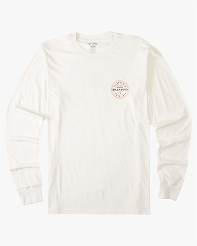 Billabong Rotor California Long Sleeve T-Shirt Bílé | HISCOJ-019