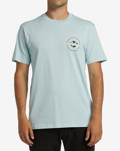 Billabong Rotor Diamond Krátké Sleeve T-Shirt Coastal | KYHXCI-172