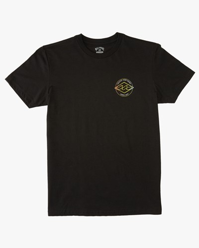 Billabong Rotor Diamond Krátké Sleeve T-Shirt Černé | MAVTQK-017