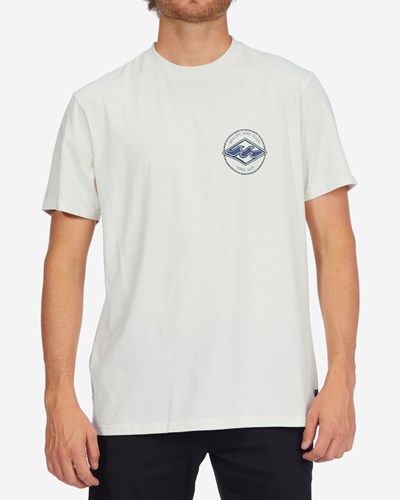 Billabong Rotor Diamond Krátké Sleeve T-Shirt Bílé | PUNFAV-016