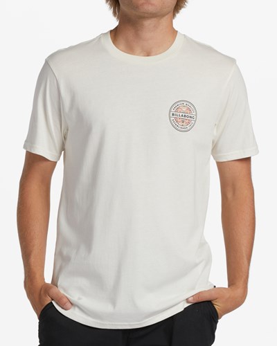 Billabong Rotor Fill Krátké Sleeve T-Shirt Bílé | AFPGJN-816