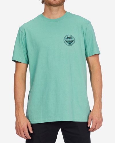 Billabong Rotor Fill Krátké Sleeve T-Shirt Zelene | UYQSCM-021