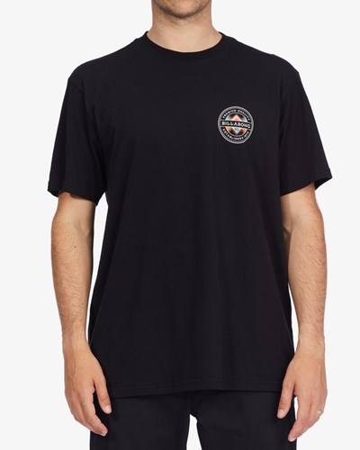 Billabong Rotor Fill Krátké Sleeve T-Shirt Černé | XKPDTH-856