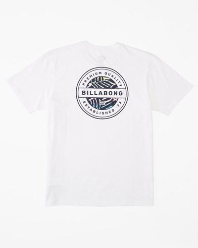 Billabong Rotor Krátké Sleeve T-Shirt Bílé | QHPMTC-172