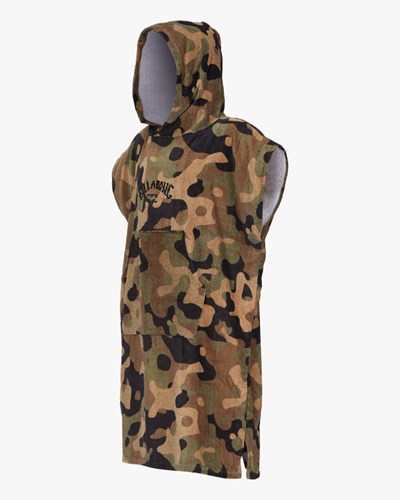 Billabong S Kapucí Towel Maskáčové | MEQCJX-683