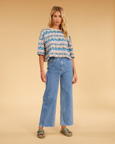 Billabong Salty Blonde Chill Out Jeans Blankyt | HBSDVK-610