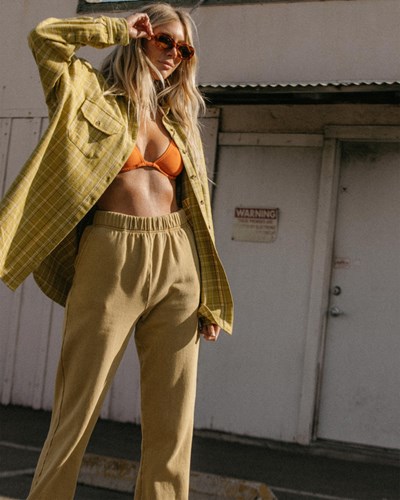 Billabong Saturday Sweatpants Zelene | GHONAT-650