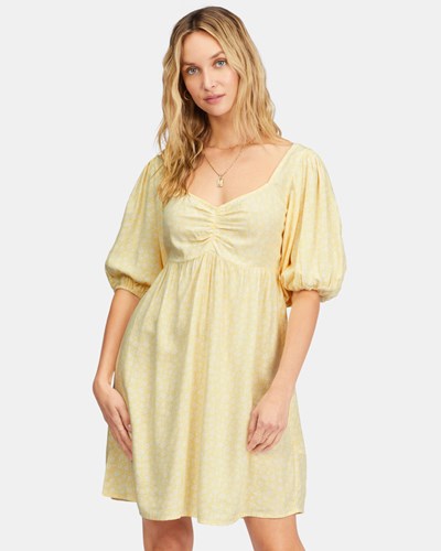Billabong Sea Side Babydoll Šaty Salt Crystal | MAQPHS-953