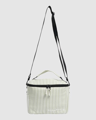 Billabong Serene Stripe Insulated Lunch Box Sage | NOYCKJ-462