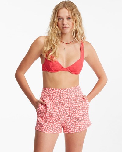 Billabong Set Me Up Krátké High-Waisted Shorts Fuego | XIDWHQ-764