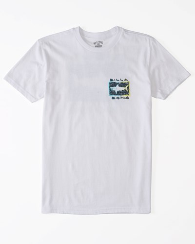 Billabong Sharky Krátké Sleeve T-Shirt Bílé | LCZIJE-792