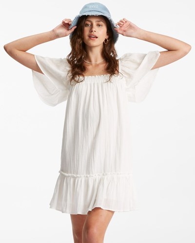 Billabong She's A Doll Babydoll Šaty Salt Crystal | VCMPGE-637
