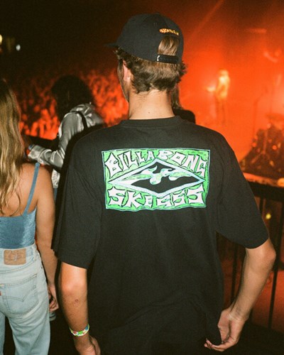 Billabong Skegss Green Goblin T-Shirt Černé | IFEVTW-862