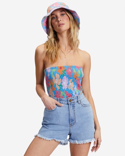 Billabong So Cheeky Denim Shorts Blankyt | EONVGY-783