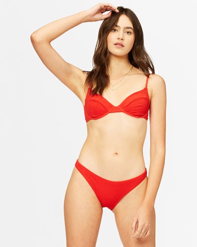 Billabong So Dazed Underwire Bikiny Top Červené | DPLNBH-497
