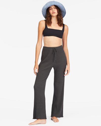 Billabong So Easy Elastic-Pasem Knit Pants Černé | CVYGJF-726