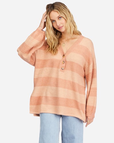 Billabong Sol Chasing Tunic Svetrové Ginger | MOUNWZ-651