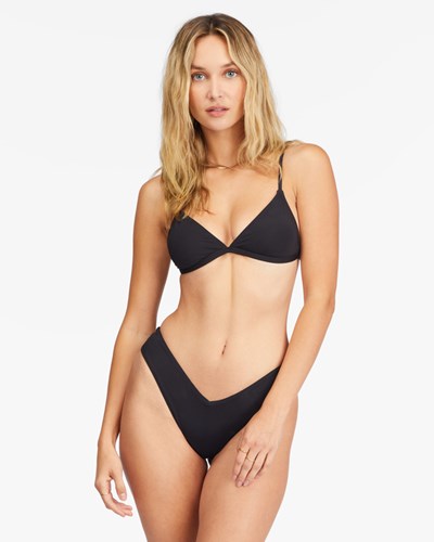 Billabong Sol Searcher Ceci Triangle Bikiny Top Černé | BOFTUI-179