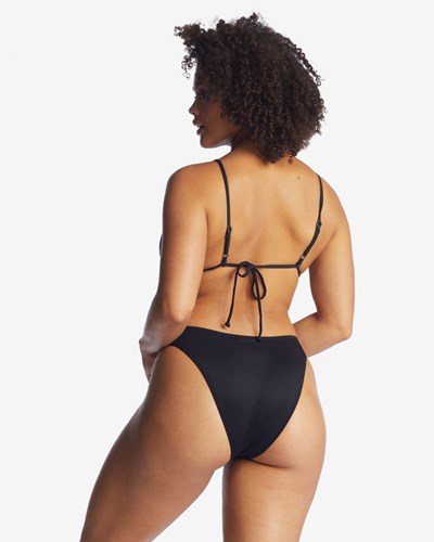 Billabong Sol Searcher Havana Skimpy Bikiny Bottoms Černé | KGUYQJ-329