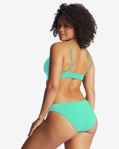 Billabong Sol Searcher Lowrider Bikiny Bottoms Zelene | SNLKHY-725