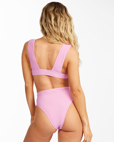 Billabong Sol Searcher Rise High-Waisted Bikiny Bottoms Růžové | MUFQYA-610