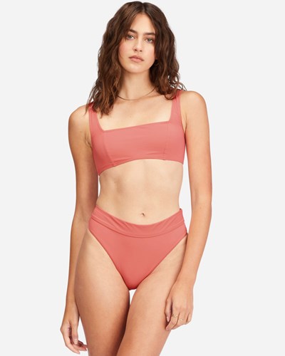 Billabong Sol Searcher Seamed Tank Bralette Bikiny Top Lifes A Peach | ELXGNC-926