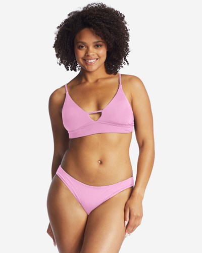 Billabong Sol Searcher V-Neck Cami Bikiny Top Růžové | NTEAJF-692