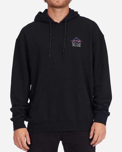 Billabong Sons Of Fun Organic Pullover Hoodie Phantom | KBUHXF-154