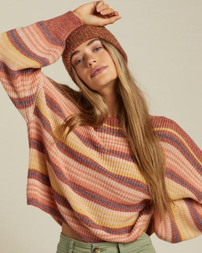 Billabong Spaced Out Pullover Svetrové Canyon Sunset | RSXIEU-794