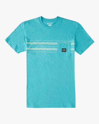Billabong Spinner Pocket T-Shirt Tmavě Mátově Zelená | FHRAGZ-294