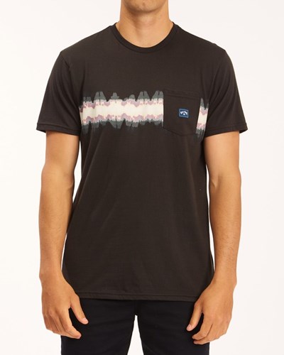 Billabong Spinner Pocket T-Shirt Černé | UOZYTG-172