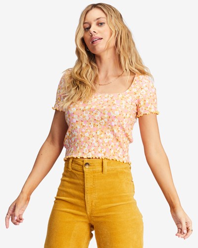 Billabong Squared Away Knit Top Bílé | GRSZWY-916