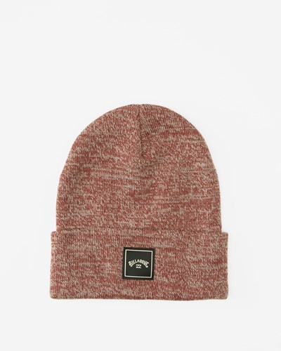 Billabong Stacked Heather Beanie Oxblood | GTBEZI-637
