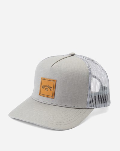 Billabong Stacked Trucker Hat Pewter | YISEQV-526