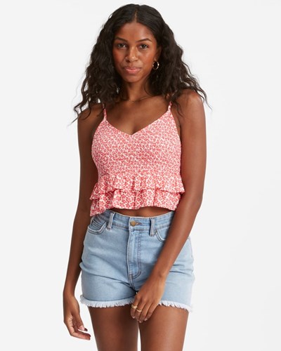 Billabong Stay Cool Crop Top Fuego | SCKHZG-361