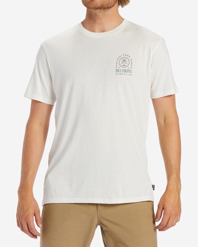 Billabong Steady Krátké Sleeve T-Shirt Bílé | SWGLJN-075