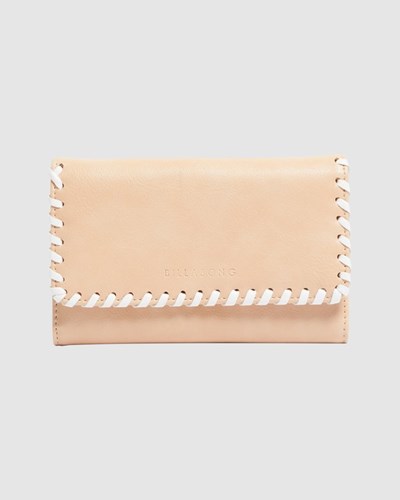 Billabong Stitch Up Tri-Fold Wallet Béžový | SJPNZC-418