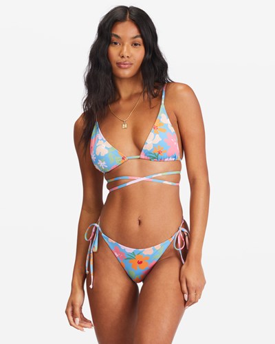 Billabong Summer Field Pantofle Vysoké Triangle Bikiny Top Blankyt | HSWGPZ-956