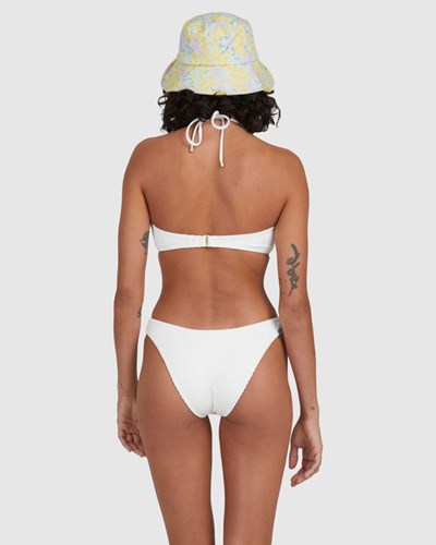 Billabong Summer High Hike High-Leg Bikiny Bottoms Bílé | ANVGQZ-510