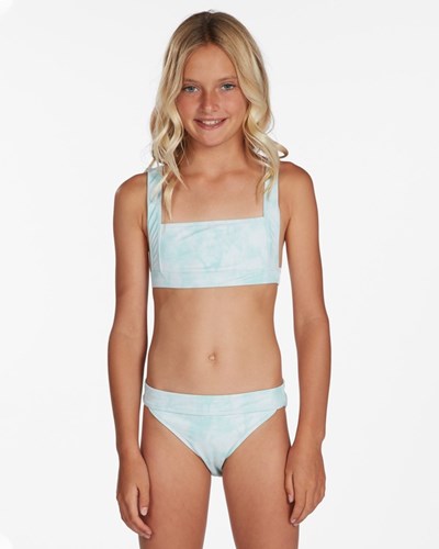 Billabong Summer Love Tank Bikiny Set Mátově Zelená | LQFGIJ-085