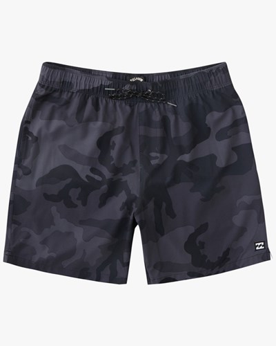 Billabong Sundays Essential Boardshorts 17" Černé Maskáčové | XGZSYJ-218