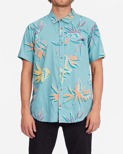 Billabong Sundays Floral Krátké Sleeve Shirt Světle | BMPHQJ-467