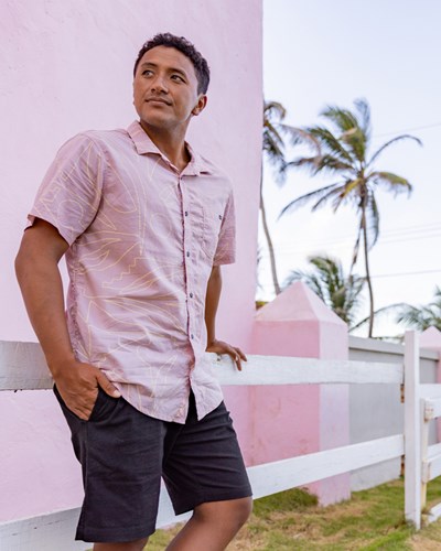 Billabong Sundays Floral Krátké Sleeve Shirt Růžové | KQIHAR-234