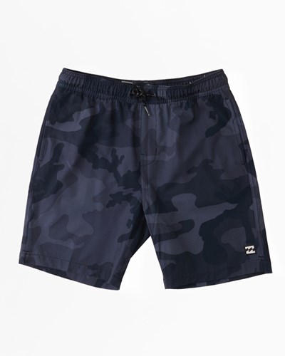 Billabong Sundays Layback Boardshorts 16" Černé Maskáčové | OYMRDV-743