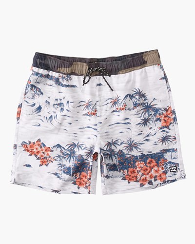 Billabong Sundays Layback Boardshorts 17" Bone | BLJDOE-967
