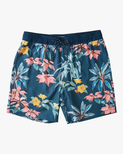 Billabong Sundays Layback Boardshorts 17" Midnight | BQKGUV-605