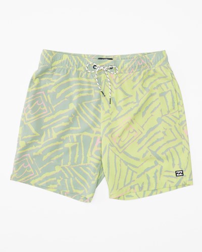 Billabong Sundays Layback Boardshorts 17" Citrus | ENSJQZ-491