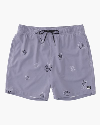 Billabong Sundays Layback Boardshorts 17" Dusty Grape | SKEAOI-972