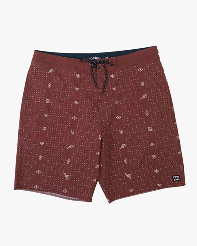 Billabong Sundays Lo Tide Boardshorts 19" Rust | BEHPSZ-824